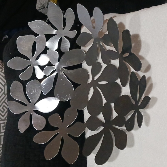 Stockholm Stainless Steel Floral Print Bowl. SET of 2. - Picture 8 of 12